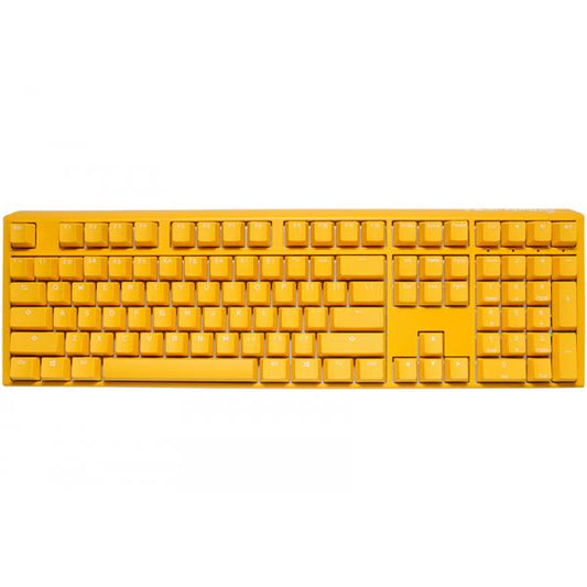 Ducky One 3 Yellow Gaming Keyboard, RGB LED - MX-Clear (US)