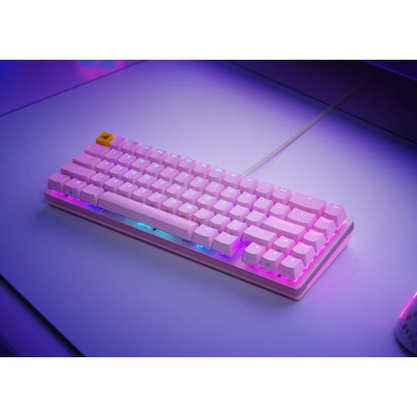 Glorious GMMK 2 Compact Keyboard - Fox Switches, ANSI Layout, pink