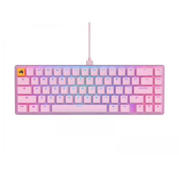 Glorious GMMK 2 Compact Keyboard - Fox Switches, ANSI Layout, pink