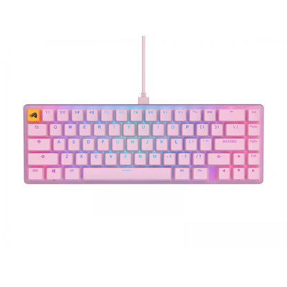 Glorious GMMK 2 Compact Keyboard - Fox Switches, ANSI Layout, pink