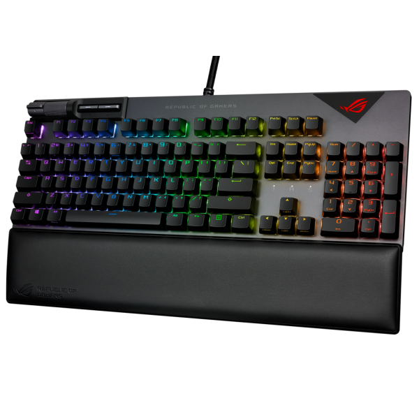 ASUS ROG Strix Flare II Gaming Tastatur, PBT - ROG NX RED, schwarz