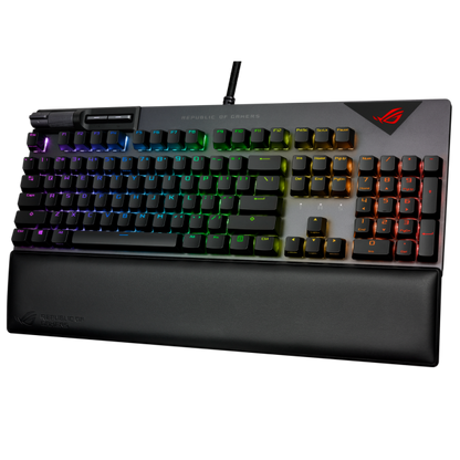 ASUS ROG Strix Flare II Gaming Tastatur, PBT - ROG NX RED, schwarz