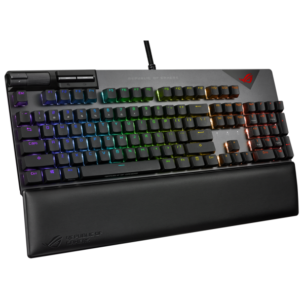 ASUS ROG Strix Flare II Gaming Tastatur, PBT - ROG NX RED, schwarz