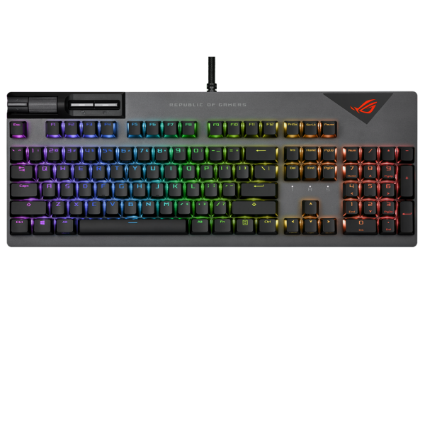 ASUS ROG Strix Flare II Gaming Tastatur, PBT - ROG NX RED, schwarz