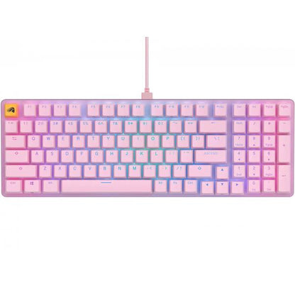 Glorious GMMK 2 Full-Size Keyboard - Fox switches, ANSI Layout, pink