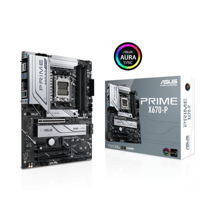 ASUS PRIME X670-P AMD X670 Socket AM5 ATX