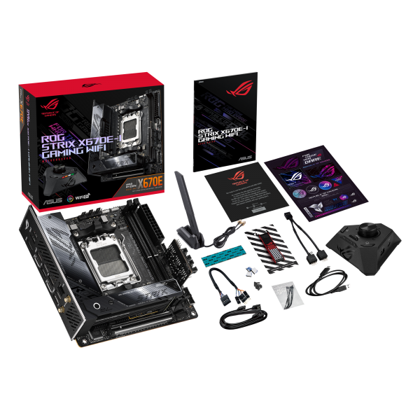 ASUS ROG STRIX X670E-I GAMING WIFI AMD X670 Socket AM5 mini ITX