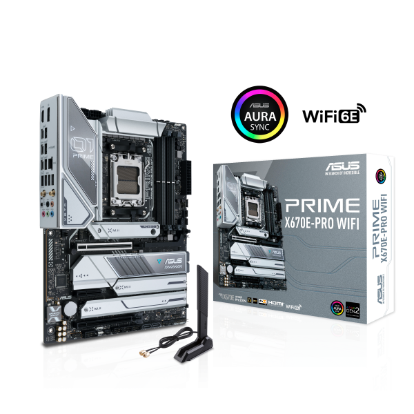 ASUS PRIME X670E-PRO WIFI AMD X670 Socket AM5 ATX