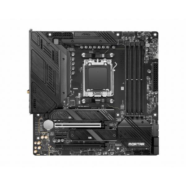 MSI MAG B650M Mortar WIFI AMD B650 Presa di corrente AM5 micro ATX