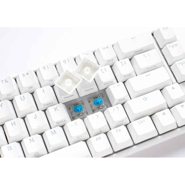 Ducky One 3 Classic Pure White SF Gaming Tastatur, RGB LED - MX-Black