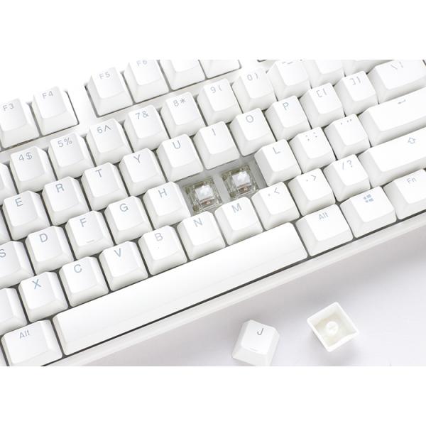 Ducky One 3 Classic Pure White TKL Gaming Tastatur, RGB LED - MX-Black