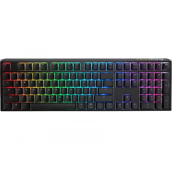 Ducky One 3 Classic Black/White Gaming Tastatur, RGB LED - MX-Silent-Red