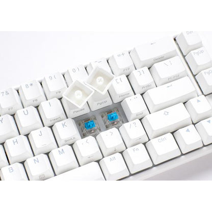 Ducky One 3 Classic Pure White SF Gaming Tastatur, RGB LED - MX-Clear