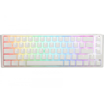 Ducky One 3 Classic Pure White SF Gaming Tastatur, RGB LED - MX-Blue