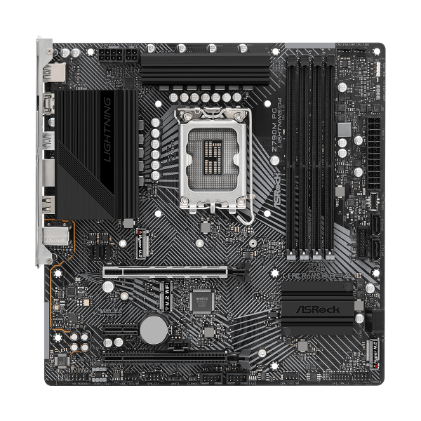 Asrock Z790M PG Lightning/D4 Intel Z790 LGA 1700 micro ATX