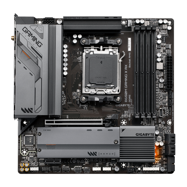 Gigabyte B650M GAMING X AX (rev. 1.x) AMD B650 Presa di corrente AM5 micro ATX