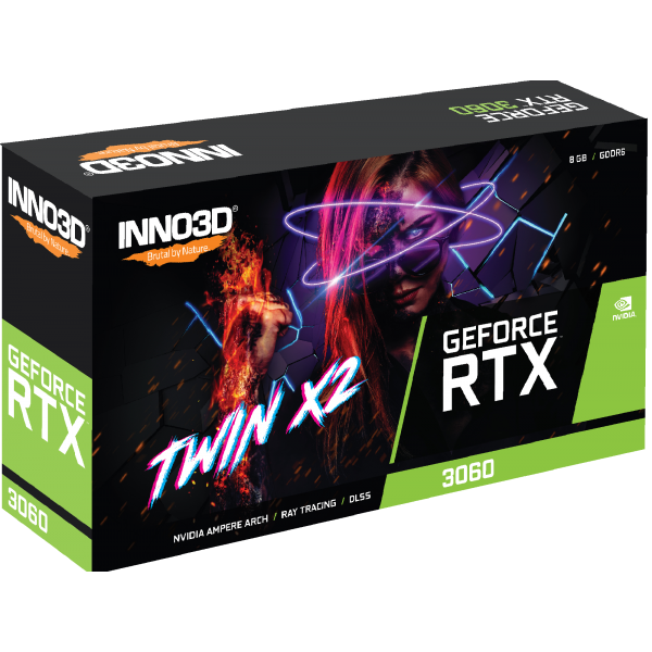 Inno3D GeForce RTX 3060 Twin X2 NVIDIA 8 GB GDDR6