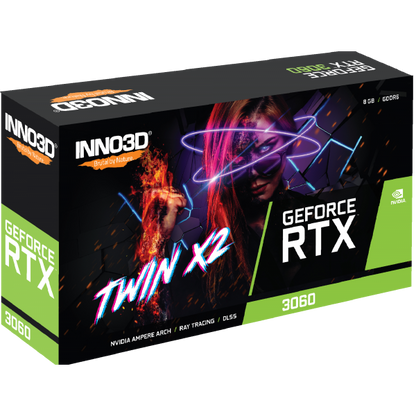 Inno3D GeForce RTX 3060 Twin X2 NVIDIA 8 GB GDDR6