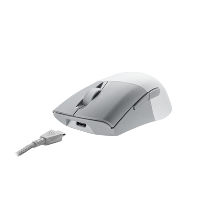 ASUS ROG Keris Wireless Aimpoint Gaming Maus, wei