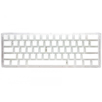 Ducky One 3 Aura White Mini Gaming Keyboard, RGB LED - MX-Speed-Silver (US)