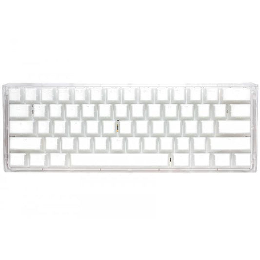 Ducky One 3 Aura White Mini Gaming Keyboard, RGB LED - MX-Speed-Silver (US)