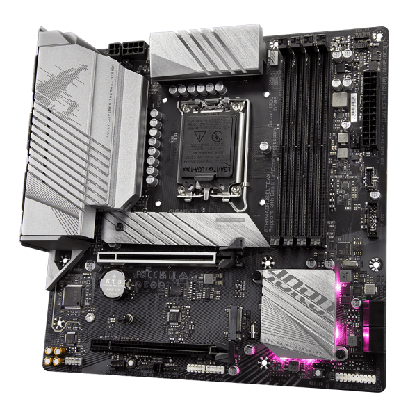 Gigabyte B760M AORUS ELITE AX scheda madre Intel B760 LGA 1700 micro ATX