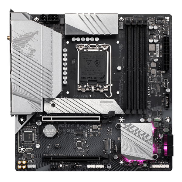 Gigabyte B760M AORUS ELITE AX scheda madre Intel B760 LGA 1700 micro ATX