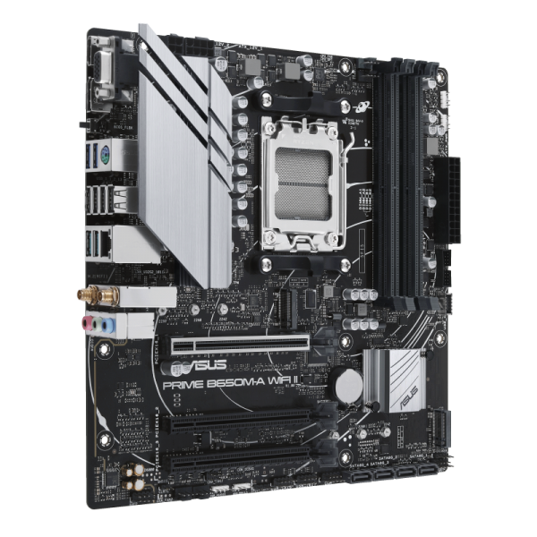 ASUS PRIME B650M-A WIFI II AMD B650 Presa di corrente AM5 micro ATX