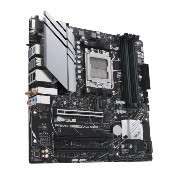 ASUS PRIME B650M-A WIFI II AMD B650 Presa di corrente AM5 micro ATX