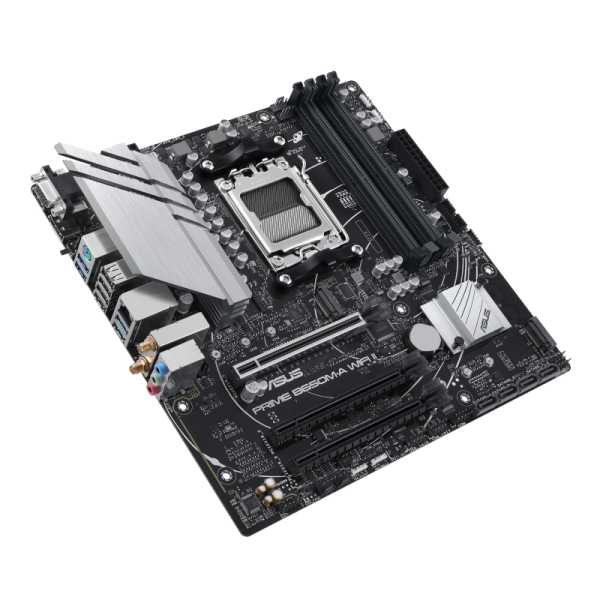 ASUS PRIME B650M-A WIFI II AMD B650 Presa di corrente AM5 micro ATX