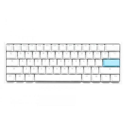 Ducky One 2 Pro Mini White Edition Gaming Keyboard, RGB LED - Kailh Box White (US)