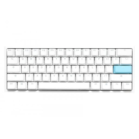 Ducky One 2 Pro Mini White Edition Gaming Keyboard, RGB LED - Kailh Box White (US)