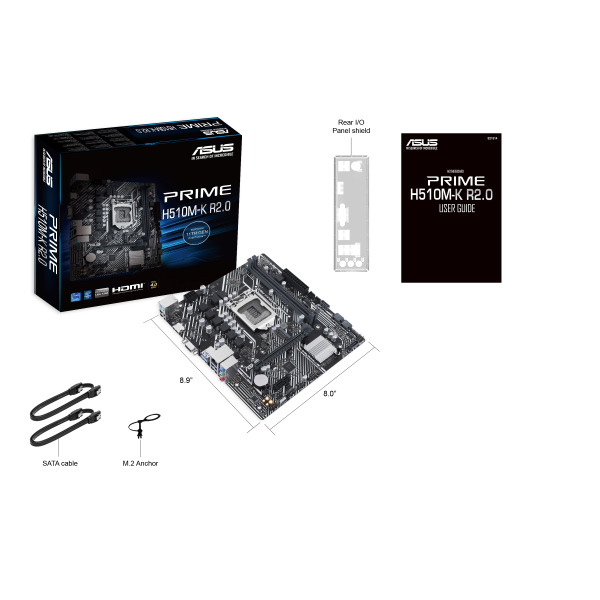 ASUS PRIME H510M-K R2.0 Intel H470 LGA 1200 micro ATX