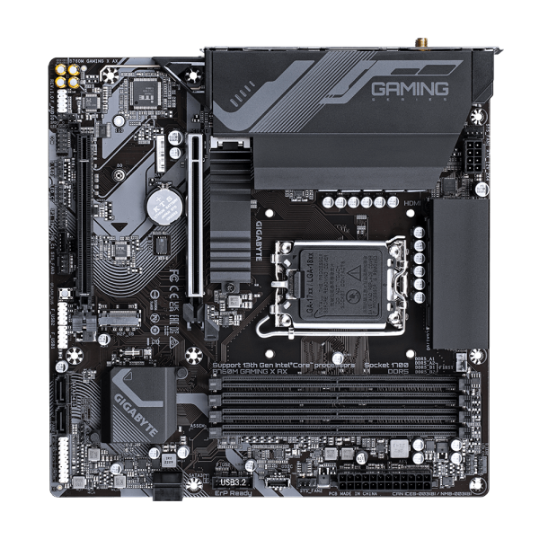 Gigabyte B760M Gaming X AX Intel B760 LGA 1700 micro ATX