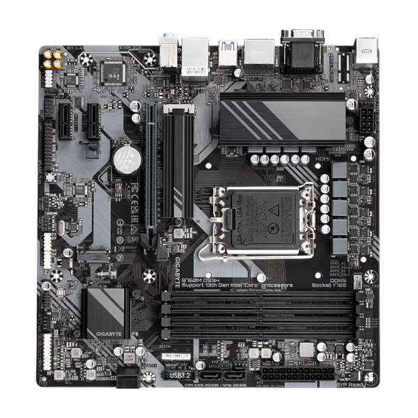 Gigabyte B760M DS3H scheda madre Intel B760 Express LGA 1700 micro ATX