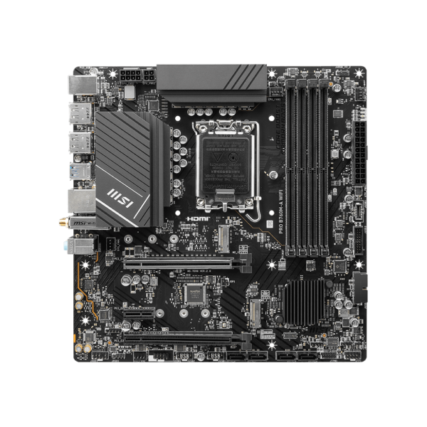 MSI MB PRO B760M-A WIFI Intel B760 LGA 1700 micro ATX