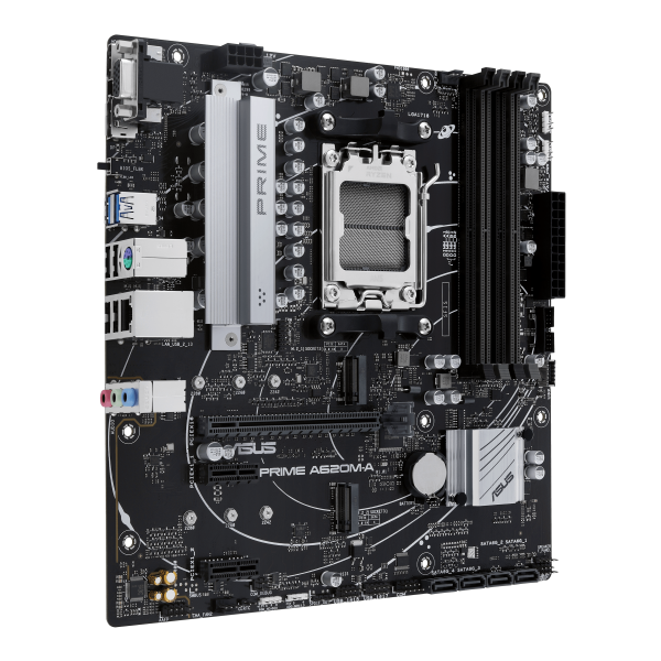 ASUS PRIME A620M-A-CSM AMD A620 Presa di corrente AM5 micro ATX