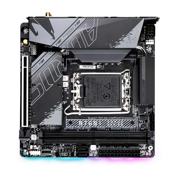 Gigabyte B760I AORUS PRO scheda madre Intel B760 Express LGA 1700 mini ITX