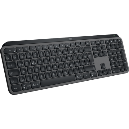 Logitech MX KEYS S Kabellose Tastatur - grafit, DE Layout