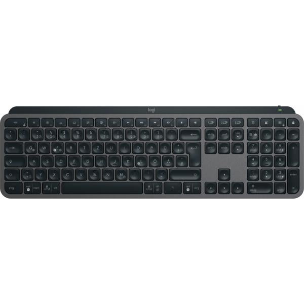 Logitech MX KEYS S Kabellose Tastatur - grafit, DE Layout