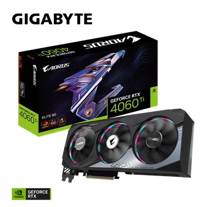 Gigabyte AORUS GeForce RTX 4060 Ti ELITE 8G NVIDIA 8 GB GDDR6