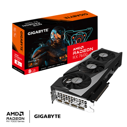 Gigabyte Radeon RX 7600 GAMING OC 8G AMD 8 GB GDDR6