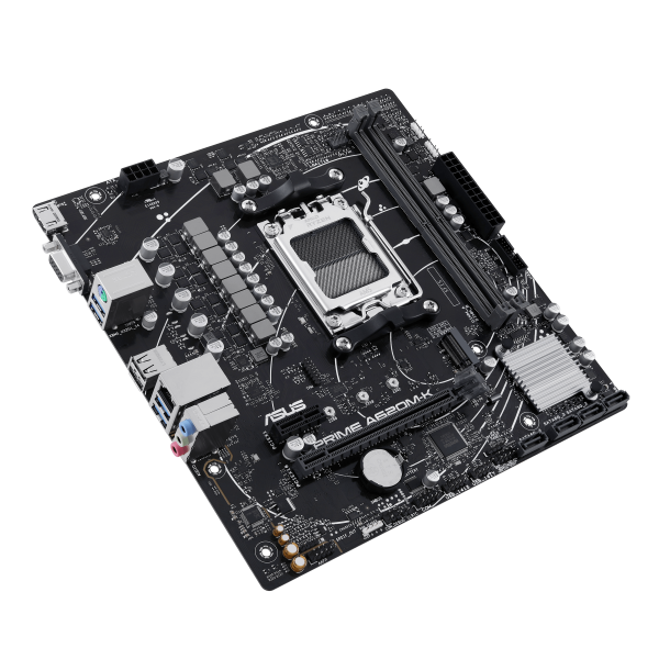 ASUS PRIME A620M-K AMD A620 Presa di corrente AM5 micro ATX