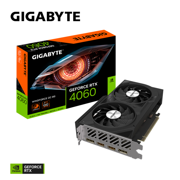 Gigabyte GeForce RTX 4060 WINDFORCE OC 8G NVIDIA 8 GB GDDR6