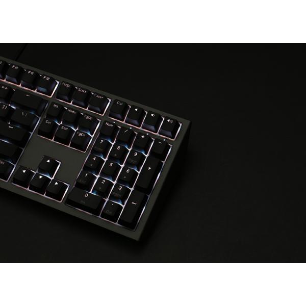 Ducky Shine 7 PBT Gaming Tastatur - MX-Black (US), RGB LED, blackout