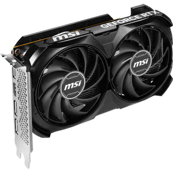 MSI GEFORCE RTX 4060 VENTUS 2X BLACK 8G OC scheda video NVIDIA 8 GB GDDR6