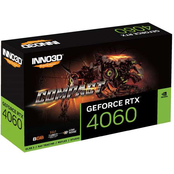 Inno3D GeForce RTX 4060 Compact NVIDIA 8 GB GDDR6