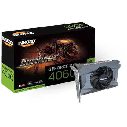 Inno3D GeForce RTX 4060 Compact NVIDIA 8 GB GDDR6