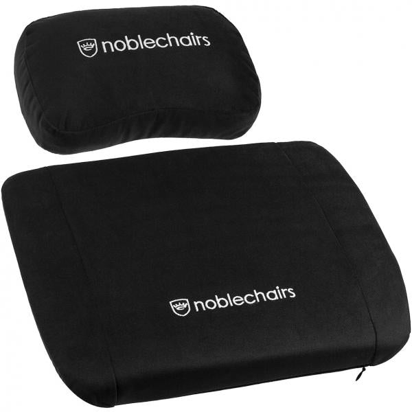 noblechairs Memory Foam Pillow Set - black