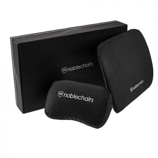 noblechairs Memory Foam Pillow Set - black